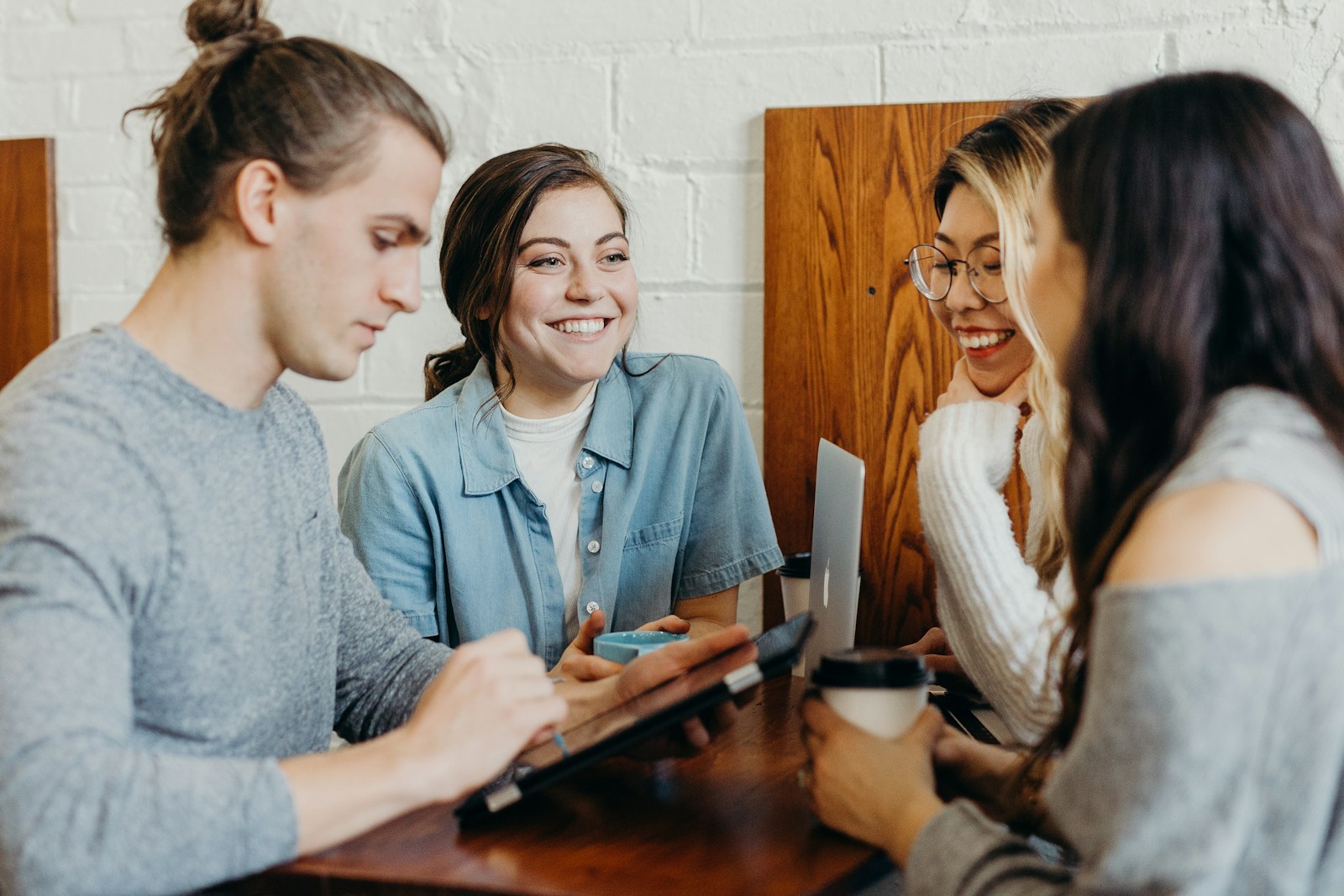 Therapists collaborating at Second Story Counseling